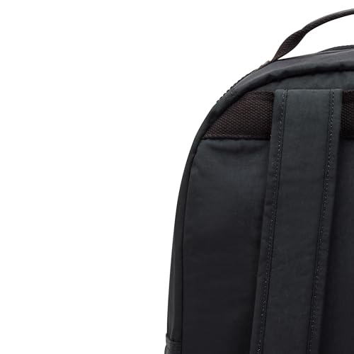 Image of Kipling Women's Seoul 15 inch Laptop Backpack, Durable, Roomy with Padded Shoulder Straps, Built-In Protective Sleeve, Black Tonal Cu, 12.75''L x 17.25''H x 8''D
