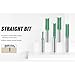 Boxonly 7 PCS Straight Router Bit Set 8mm Shank,Double Flute Woodworking Milling Cutter Router Bit Sets 6mm 7mm 8mm 9mm 10mm 11mm 12mm Cut Diameter Cutting Trimming Cutter Routing Bits