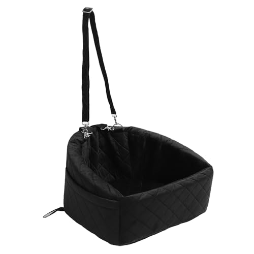 Hundesitz Auto, Extra Stabiler Hunde Autositz, Hunde Autositz mit Stabil Sicherheitsgurt, Sicherheitssitz für Haustiere, Auto Hundesitz für kleine Hunde für Rück und Vordersitz