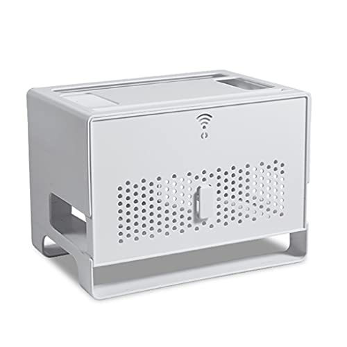 Double-layer Hollow Heat Dissipation Wifi Router Socket Storage Box Removable Socket Hidden Finishing Box