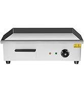 Commercial Electric Griddle, Electric Countertop Griddle, Non-Stick Coating 110V 3000W Teppanyaki...