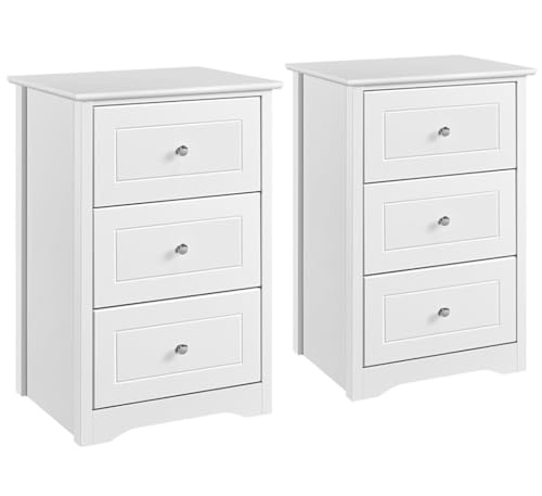 Mesitas de Noche Baratas Altas Marca Yaheetech