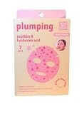 Face Plumping Face Sheet Mask with Peptides & Hyaluronic Acid, 7 Pack, Made in Korea