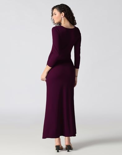Image of Selvia Lycra Bodycon Dress for Women, One Piece Western Dress for Women