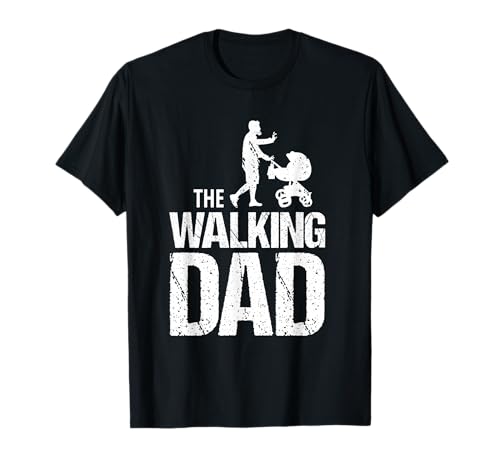 Lustiges Herren T-Shirt +The Walking Dad+ Geschenk Mann Papa T-Shirt