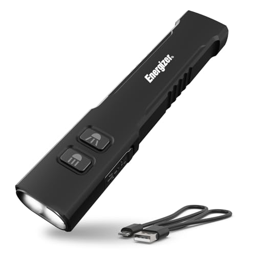 Energizer 1200SL-R Flashlight Rechargeable for EDC Tactical Flashlight Ultra Bright IPX4 Water-Resistant USB-C Cable Included