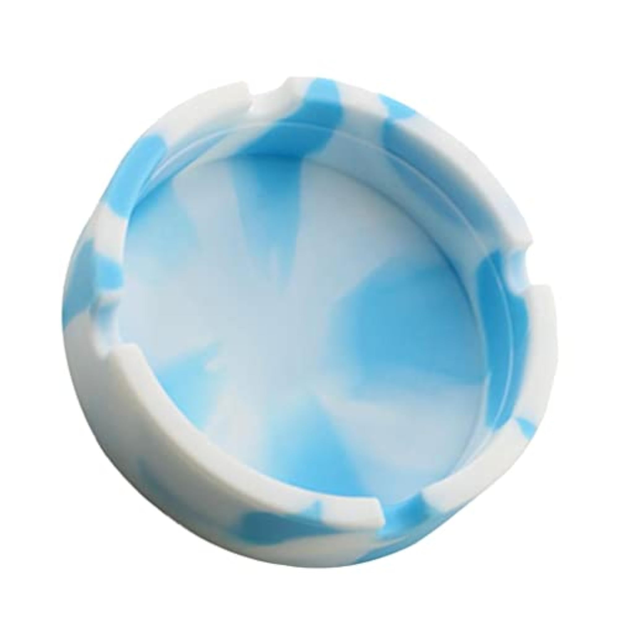 Round Silicone Ashtray for Tabletop and Home Office