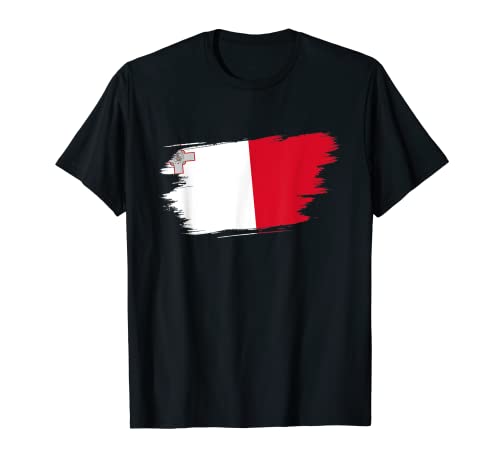 Malta Flag Maltese Malta Pride Heart T-Shirt