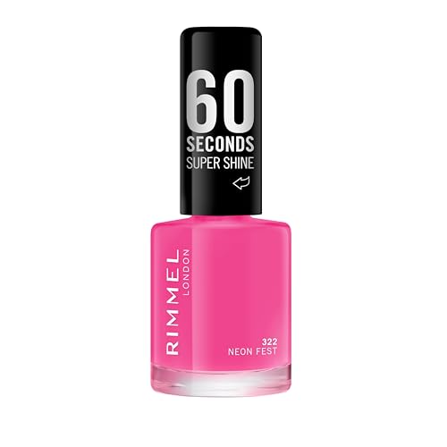 RIMMEL 60 SECONDS ESMALTE DE UÑAS 322 NEON FEST 8ml