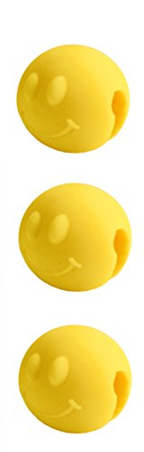 Tovolo Pot Lid Lifts, Smiley - Set of 3, Yellow