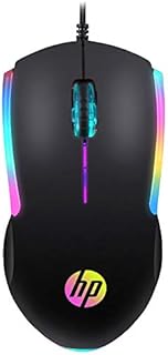 HP Wired RGB Gaming Mouse High Performance Mouse with Optical Sensor, 3 Buttons, 7 Color LED for Computer Notebook Laptop Office PC Home