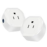Martin Jerry Mini Wifi Smart Plugs are Compatible with Alexa, Google Home, Smart Home Devices to Control Your Appliance, no Hub Required, Wifi Smart Socket (Model: V04) (2 Pack)