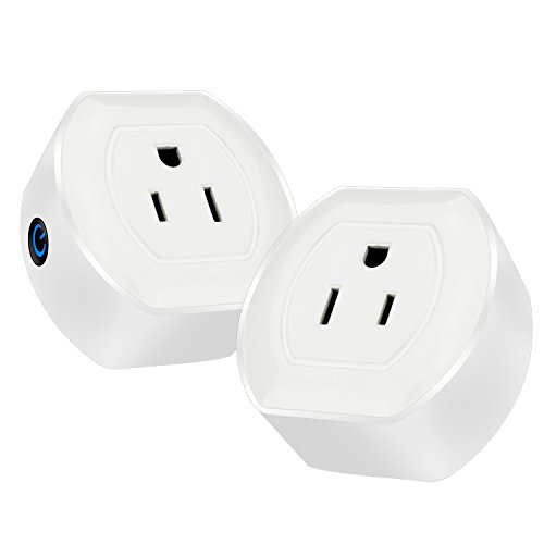 Martin Jerry Mini WiFi Smart Plugs are Compatible with Alexa, Google Home, Smart Home Devices to Control Your Appliance, no Hub Required, WiFi Smart Socket (Model: V04) (2 Pack)