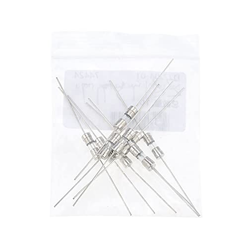 Tube en verre fusible lent 3.6x10mm 250V 8A temporisé à broche pour carte électronique - 6