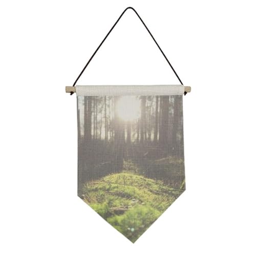Drapeau suspendu science nature paysage affiche suspendue toile murale
