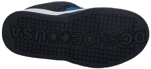 DC Boy's Unisex-Child Lynx Zero Youth Skate Shoe, Shady Blue/Orange, 13 Little Kid4