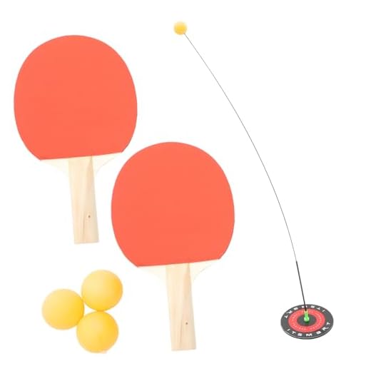 SUPVOX 1 Conjunto robô de tênis de mesa máquina de treinamento pong Treinador de tênis de mesa Racket de tênis de mesa flexível brinquedo robôs treinamento de tênis de mesa pingue-pongue