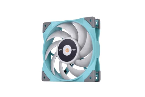 Image of Thermaltake TOUGHFAN 12 Turquoise High Static Pressure Radiator Fan (Single Fan Pack) Quiet Case Fan PWM 500~2000rpm Turquoise CL-F117-PL12TQ-A