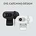 Logitech Brio 100 Full HD 1080p Webcam for Meetings, Streaming, Desktop, Laptop, PC - Built-in Mic, Shutter, Works with Zoom, Microsoft Teams, Nintendo Switch 2’s New GameChat Mode-Off -White