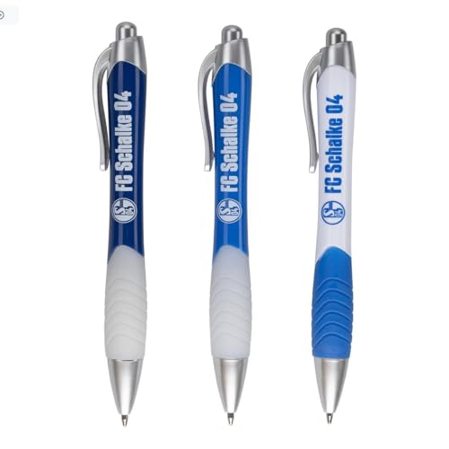 FC Schalke 04 S04 Kugelschreiber 3er-Set