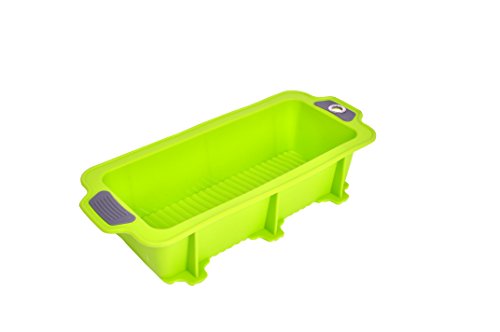 Bakeware Silicone Gela Loaf Pan For Baking, The Ideal Choice For Cakes, Bread And More - Loaf Pan Green