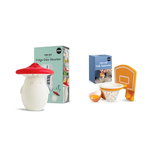 OTOTO Fun Guy Fridge Deodorizer + Dunk N' Egg Yolk Separator (Bun...