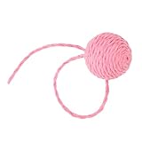 UTHCLO Sisal Kratzball mit Glocke Katzen Ersatz für Kratzbaum Zubehör Langlebiger Papierseil Ball...