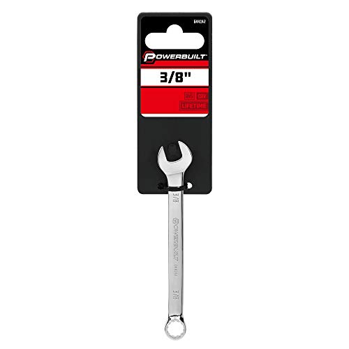 Image of Powerbuilt 3 /8 Inch Fully Polished SAE Combination Wrench - 644142