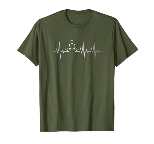 Meditation Yoga Heartbeat Word yoga Lover Teacher T-Shirt