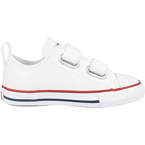 Converse Baby-Girl's Chuck Taylor All Star 2V Leather Low Top Sneaker, White, 6 M Us Toddler #TOP2