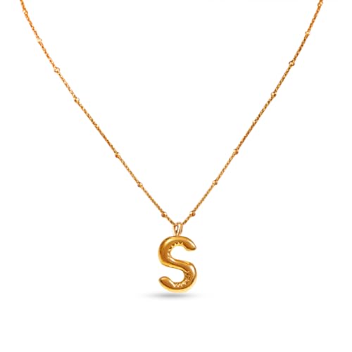 Image of Rubans Demi Fine Stainless Steel Alphabet Pendant CZ Gift for Women & Girls