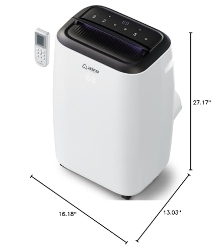 AIRO Portable Air Conditioners 8000 BTU, AC Unit Floor Standing with Remote Control & DIY Installation Kit, New 2025 model - Image 9