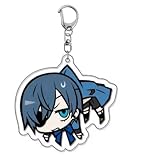 Cartoon Kuroshitsuji Chibi Anime Pendant Keychains Holder Car Key Ring Mobile Phone Bag Hanging Cute Kawaii (Ciel Phantomhive/Style 2)