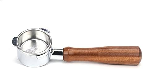 Espresso Machine Bottomless PortafilterCoffee Bottomless Portafilter 54Mm Fit for Breville 8 Series Filter Basket Replacement Espresso Machine 54Mm(Color:A) (E)