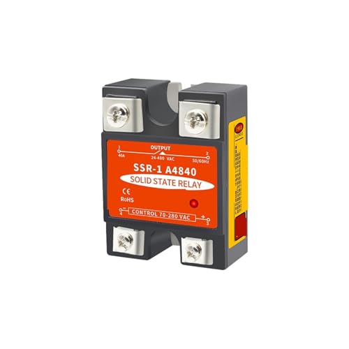 Relais statique 40A 220V AC contrôle AC 380V monophasé pour industrie
