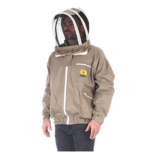 GoldBee Beekeeping Jacket with Veil, XL