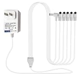 Caractéristiques : cet adaptateur d'alimentation 4,5 V tension d'entrée 100-240 V AC 50/60 Hz ; tension de sortie : 4,5 V ; diamètre intérieur de l'interface de l'adaptateur : 2,1 mm ; diamètre extérieur : 5,5 mm
