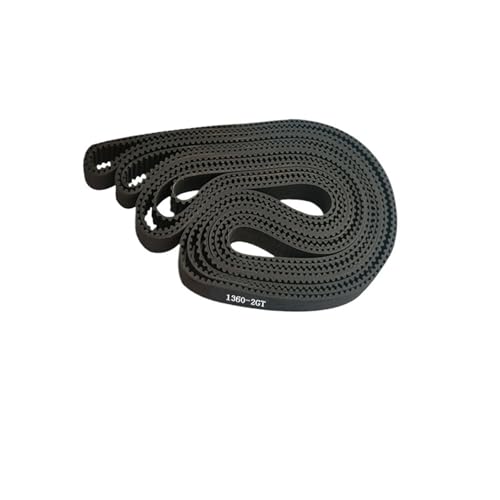 Courroies de Transmission 2GT en caoutchouc de 1360mm de longueur et 6mm de largeur