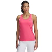 Under Armour Damen Tech Knockout Tank, super weiches Tank Top, schnelltrocknendes und atmungsaktives Funktionsshirt, Knallpink / / Weiß, MD