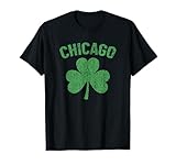 Vintage Chicago Shamrock Clover Irish Pride St Patricks Day T-Shirt