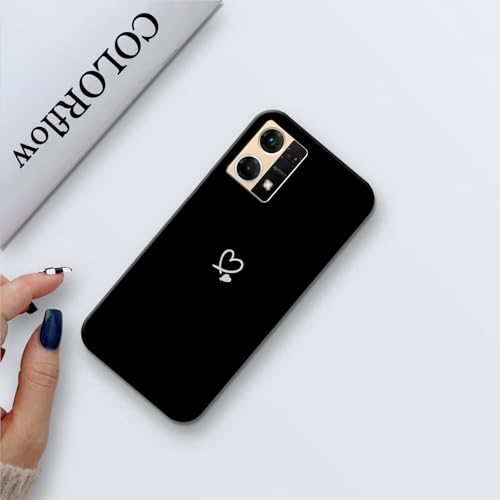 Image of COLORflow Back Cover Compatible with Oppo F21 Pro 4G / F21s Pro 4G | Cute Korean Hearts Customized Back Cover Compatible with Oppo F21 Pro 4G / F21s Pro 4G
