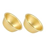 Amosfun 2piezas Tazón De De Cuencos Dorados Para Comida Coreana Para Ensaladas y Almacenamiento