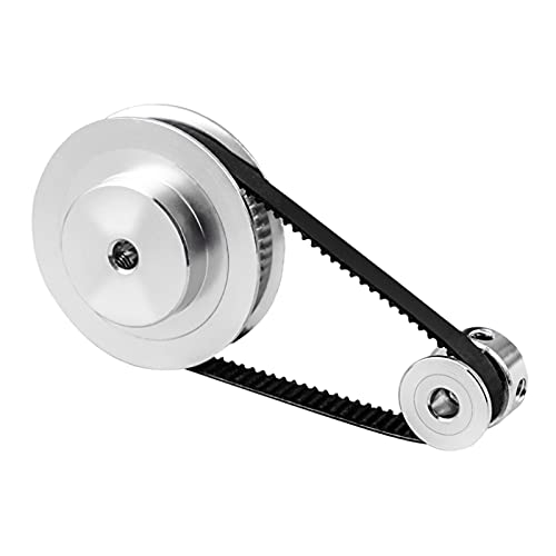 Polea de distribución GT2 de aluminio mecanizado con taladro central de 6mm 5