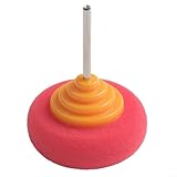 40Mm for Mini Polishing Sponge Buffing Wheel, with 3Mm Connecting Handle, for Various Surfaces Repair and Polishing Tasks, Including Removing Scratches, Restoring Luster(Arc-red)