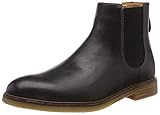 Leder Clarks Herren Clarkdale Gobi Chelsea Boots, Schwarz (Black Leather), 40 EU
