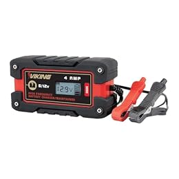 Viking 4 Amp Fully Automatic Microprocessor-Controlled Battery Charger/Maintainer: The Safest, Smartest Way to Charge Your Batteries