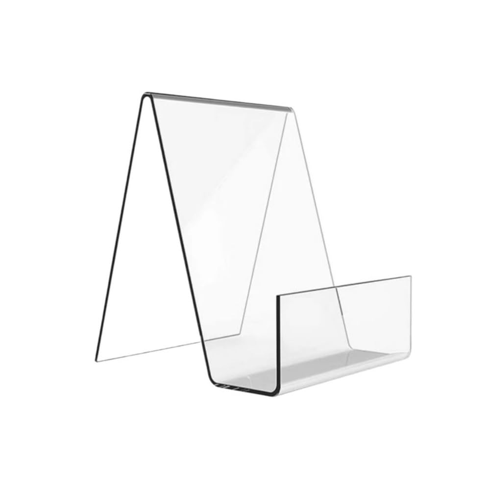 RYUQW3RE Cd Storage Rack Table Vinyl Record Display Shelf Transparent Acrylic CD Album Standing Rack
