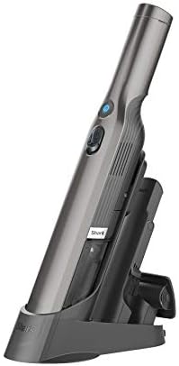 Shark W1, Handheld Vacuum, Lightweight at 1.4 Pounds with Powerful Suction, ION Charging Dock, Single Touch Empty and Detachable Dust Cup (WV201), Graphite