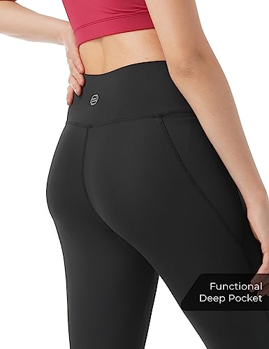 Image of PUMP'D Women's Stretchable Leggings -Two Deep Side Pockets, Ankle Length, Lightweight, Anti-Odor, Squat Proof, Dry Tech, Ultra Soft Seams