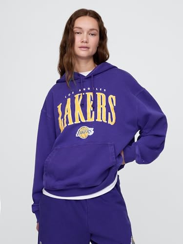 Image of GAP Men's X Nba Graphic Logo Hoodie Sweatshirt
